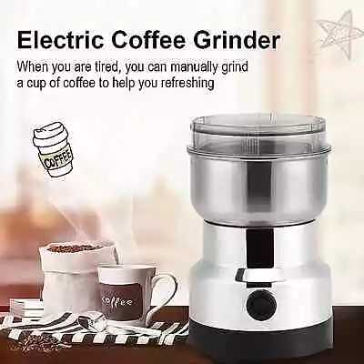 Electric Grinding Blender Coffee Grinder Milling Bean Nut Spice Matte Blender AU • $25.49