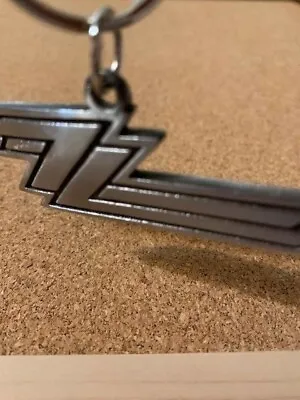 ZZ TOP Outline/Oxidized Key Chain Metal Durable Rock Texas • $16