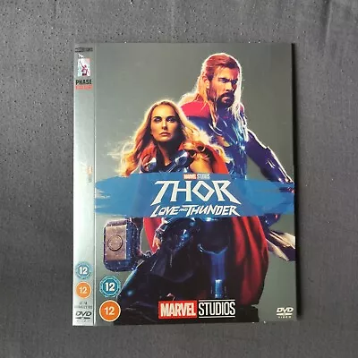 MARVEL THOR LOVE & THUNDER DVD O RING Slipcase ONLY - DVD NOT INCLUDED!  • £2.99