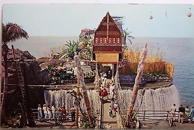 California CA Santa Monica Pacific Ocean Park South Sea Island Postcard Old View • $0.50