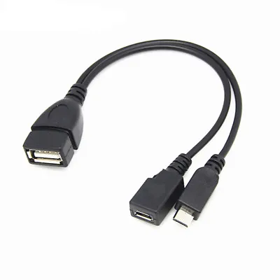 Micro USB Male To Micro USB Female Host OTG Cable Micro USB Adapter Splitter • $2.99