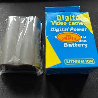 New Lithium Ion Battery BP-511 Suitable For Canon 5D 20D 30D 40D 50D G5 G6 • £10.99