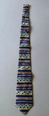 Disney Store Mickey Mouse Men Multicolor 100% Silk Tie NWT • $14.50