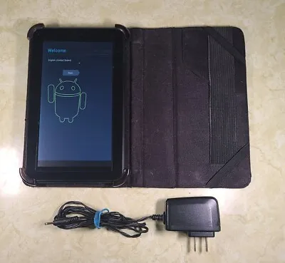 Trio Stealth G2 HYPE 4GB 7  Tablet Bundle W Case & 5v AC Adapter Tested/Working • $12