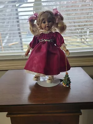 Marie Osmond Tiny Tot Doll HELENA With Stand. 8 Inches. 2005  #5328 - PreOwned. • $25