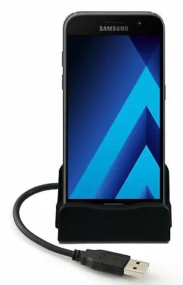 BLACK✔Desktop Dock Charging Charger Sync Cradle Station USB Type-C Charge Cable • £12.99