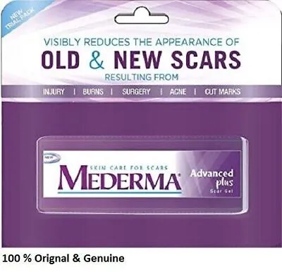Mederma Advanced Plus Gel For Surgeryburn Scars Old & New Skin Scars 5 Gm. • $9.82