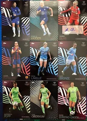 Topps Knockout Women's UEFA Champions League 2020/21 Women UWCL Pick Choose • £39.95