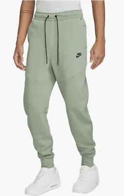 Nike Tech Fleece Pants Joggers Sweatpants Mica Green CU4495-330 Men Size Large • $46