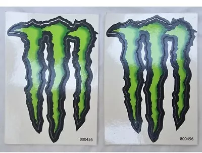 Original Monster Energy Sticker Lot Of 2 Decals 3 ×4  Energy Drink Stickers • $5