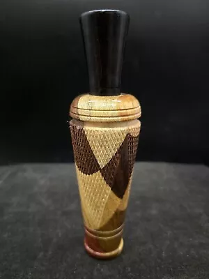 Laminated & Checkered Duck Call By Bernie Forte Reelfoot Metal Reed @12 • $195