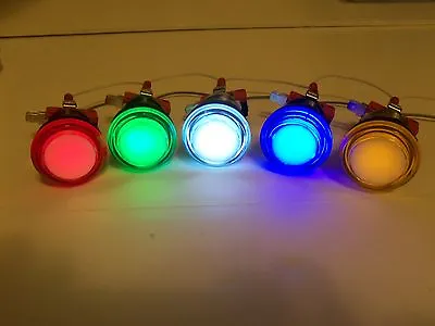 LED Lit  Arcade Push Buttons MAME Multicade • $1.79