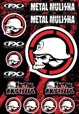 Factory Effex Metal Mulisha 2 Sticker Kit #16-68052 • $18.92