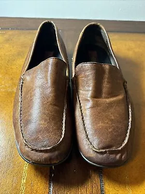 Born  Loafers Mens 11 / 45 Brown Soft Leather Slip On Shoes • $9.99