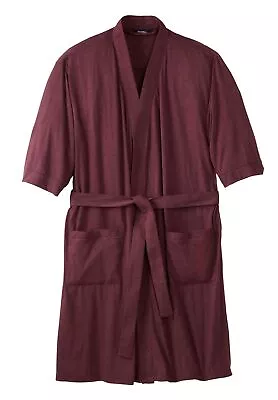 KingSize Men's Big & Tall Cotton Jersey Robe • $32.29