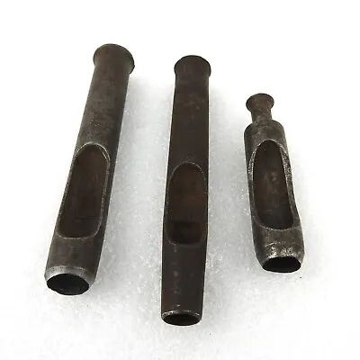 Vintage Hollow Wad Punches & Hole Cutters Leather Gasket Engineer Tools • £2.99