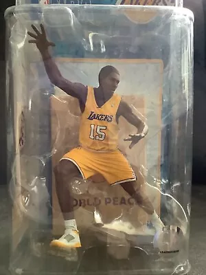 McFarlane Custom Ron Artest/Metta World Peace Los Angeles Lakers Gold Jersey • $35