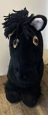 Vintage Cabbage Patch Kids Black Horse Doll Pony Plush Stuffed Animal Toy 1984 • $10