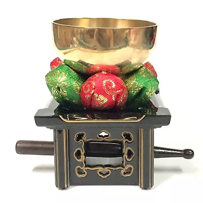 Japanese Buddhist Singing Bowl Bell Rin Gong Orin Altar Fitting Meditation Be6 • $43.59