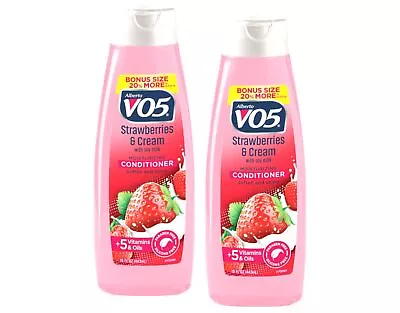 Moisture Milks Conditioner Cream 12.5 Oz Strawberries By Vo5 (Pack Of 2) • $10