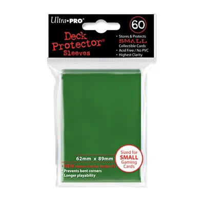 Ultra Pro - Deck Protector Sleeves - Green (60pcs) For Yugioh • £5.62