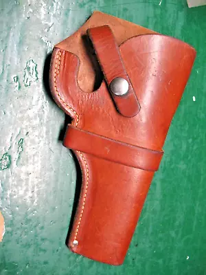 Magnum  Belt  Holster   Warshal's 45 - 5  Tan   Seattle  Wa. Rh • $49