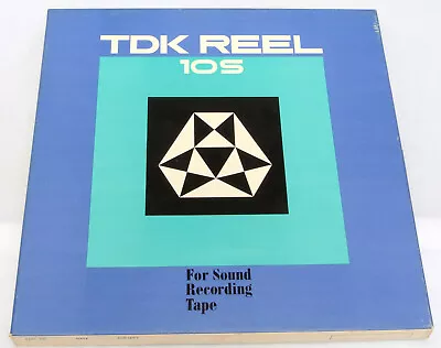 TDK Metal NAB Hub Empty Take Up Reel 10.5  Vintage Reel To Reel 1/4  10S 267 • $39.99