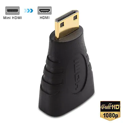 Newest Mini HDMI Type C Female To Standard HDMI Type A Male Adapter High Speed • $19.94