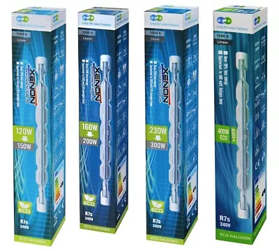£10.99 • Buy Eco Energy Saving Halogen Linear J118 R7s Flood Security Light Tube Bulbs  