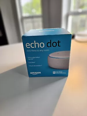 Amazon Echo Dot 3rd Generation W/ Alexa Voice Media Device White BRAND NEW! • $15.50