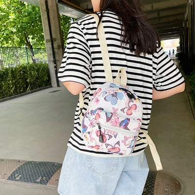 £7.57 • Buy Mini Women's Backpacks Trend  Nylon Female Bag Animal Printing Feminina Back -k-