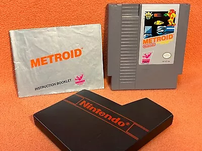 Metroid Nintendo NES Original Authentic Vintage Retro Game & Instruction Manual! • $39.97
