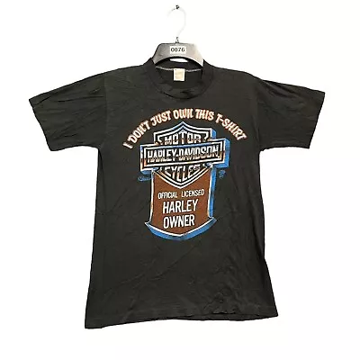 Vintage 70s I  Don’t Just Own This T-Shirt Harley Davidson Tee Size Small • $80