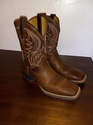 Ariat Mens Western Hybrid Rancher Square Toe Size 10D Style 10014070 Brown Oiled • $118.89