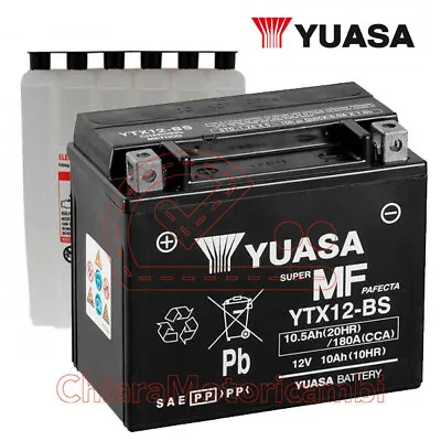 Aprilia Rsv 1000 R Factory 2004 2005 2006 Ytx12-bs Original Yuasa Battery • £49.04