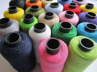 25 50 FULL Quality General Sewing Thread 100% Pure Cotton Reel Various Colours • £52