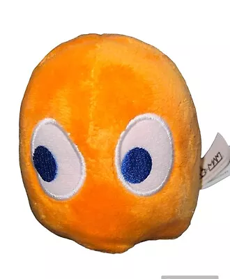 Ms. Pac Man 5” Clyde The Orange Ghost Plush Stuffed Animal Toy Factory • $7