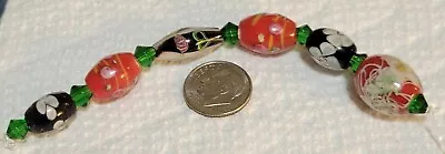 H837 Mixed Lot Of Large Lampwork Beads. Will Combine To Save On Shipping  • $2