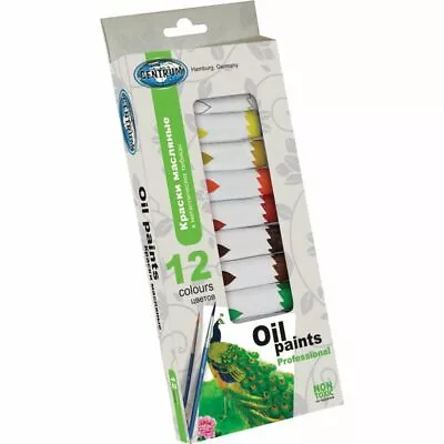 12ml X 12 Colours Oil Paints Metal Tube Professional Non-Toxic Artist Painting • £5.99