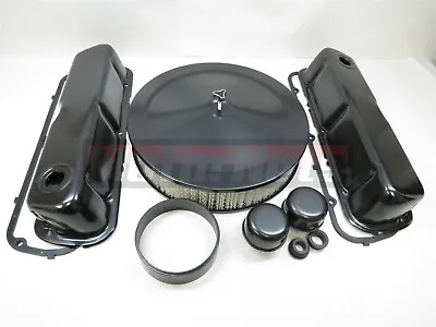 SB Ford Black Engine DressUp Kit 260 289 302 351W Air Cleaner Valve Cover Gasket • $119.96