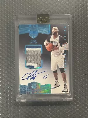 2021 Eminence PLATINUM Patch Auto Vince Carter 1/1 Game Used 3 Color 1 OF 1 • $2999.99