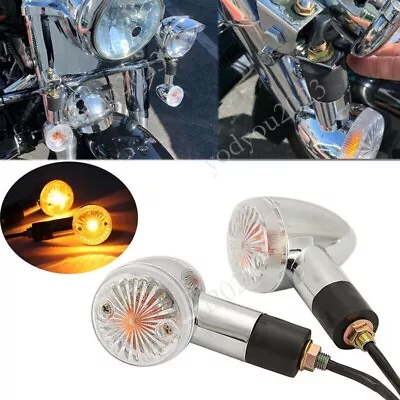 2X Motorcycle Turn Signals Lights For Kawasaki VN Vulcan MeanStreak Nomad 1600 • $16.99