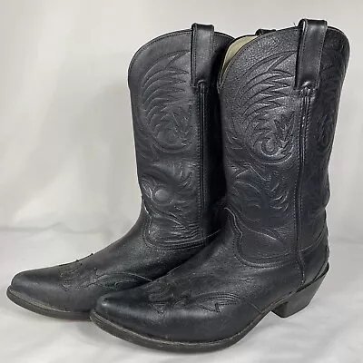 Durango DB530 Overlay Pointed Wing Tip Cowboy Western Biker Boots Mens 10.5 EE • $49.95