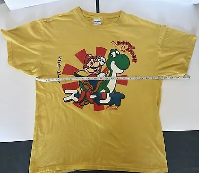 Vintage Mario & Yoshi T-shirt—Size L • $15