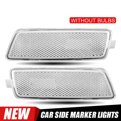 CLEAR FRONT BUMPER MARKER SIDE LIGHT SET For VW JETTA GOLF MK5 LIGHTS 2006-2010 • $10.98