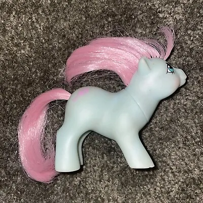 Vintage My Little Pony G1 1985 Hasbro Baby Buggy Rattle Green MLP Baby Cuddles • $8.99