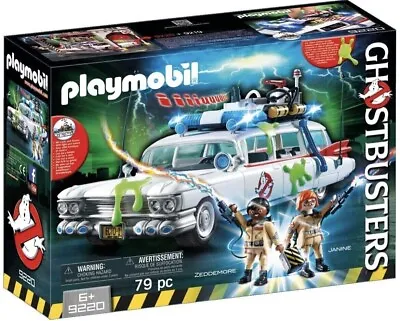 Playmobil 9220 Ghostbusters Ecto 1 With Lights And Sound BNIB • £34.99