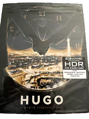 HUGO  [4K UHD + 3D Blu Ray + Blu Ray] (Limited Edition) Brand New + Sealed. • $69.95