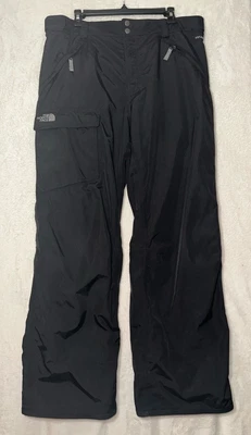 $20 • Buy North Face Hyvent Snow Boarding Ski Pants L-XL Black 3 Pockets Zipper Elastic