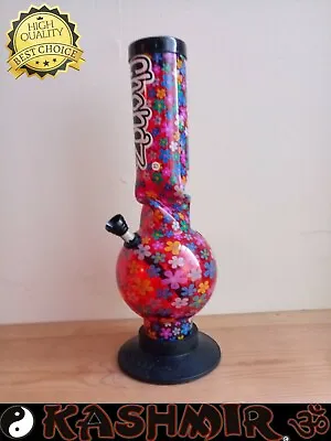 Chongz  Flower Power Ice Twist Acrylic Tobacco Smoking Waterpipe 30cm -Ast Color • £19.95